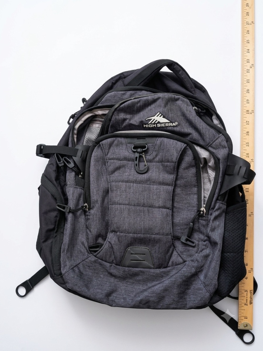 High Sierra Men's/Women’s Gray Travel & Laptop Backpack